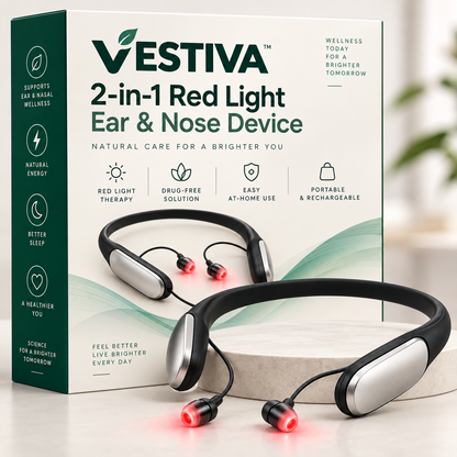 Vestiva 2-in-1 Red Light Ear & Nose Device